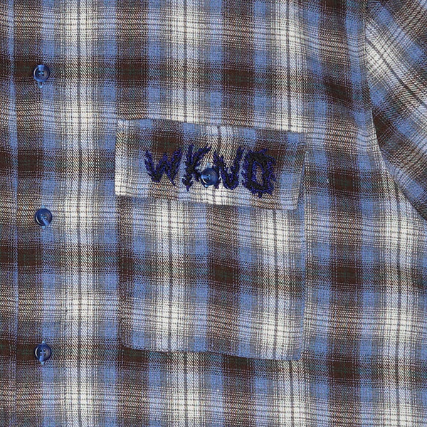 WKND Wilson Shirt Black Flannel - Skatewarehouse.co.uk
