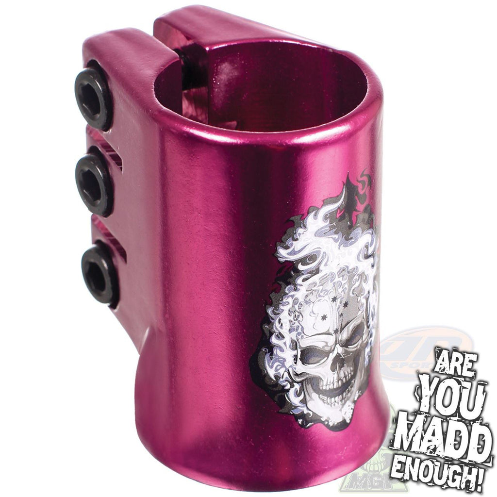 Madd Gear Mgp Hothead Oversized Triple Clamp - Purple - Skatewarehouse.co.uk