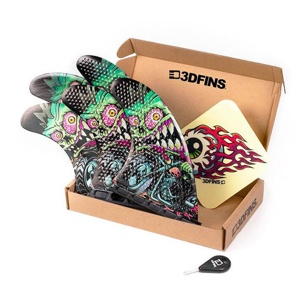 3D Fins - All Rounder 5 Fin - Medium - Rider (FCS1 / Futures)