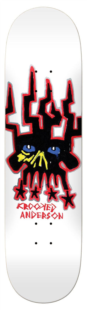 Manderson Skull King - 8.38 SF Skateboard Deck - 8.375"