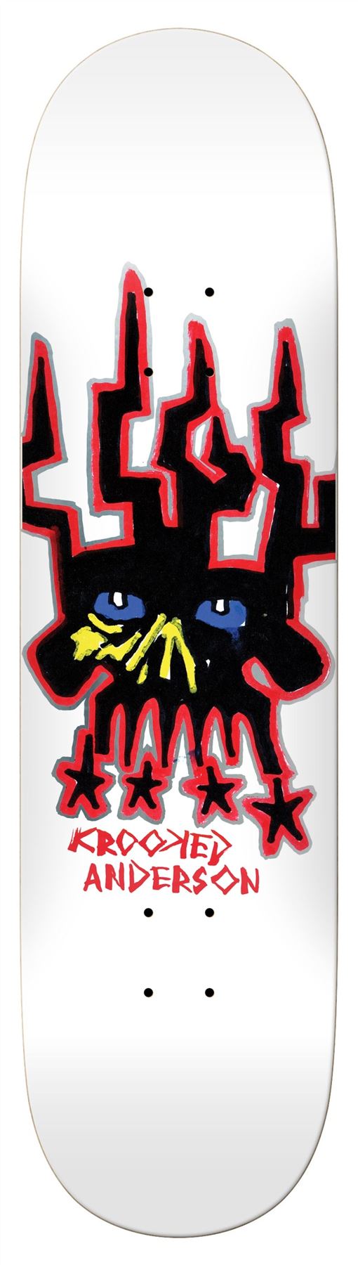 Manderson Skull King - 8.38 SF Skateboard Deck - 8.375