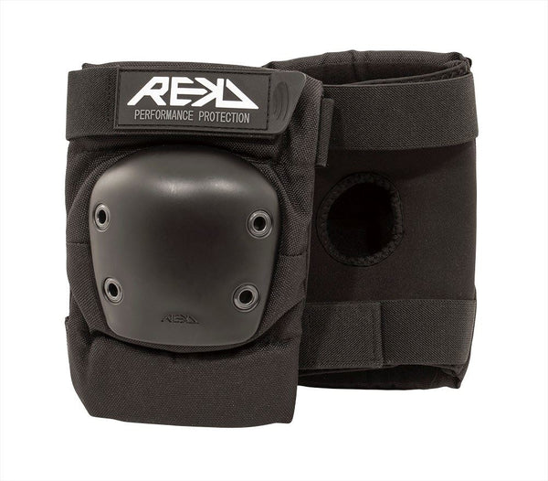 REKD Skateboard Skate Scooter BMX Ramp Elbow Pads - Black - Skatewarehouse.co.uk