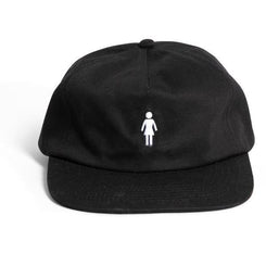 Girl OG Micro Embroidered Cap Black - One Size