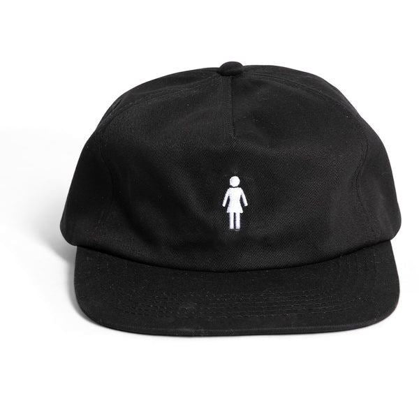 Girl OG Micro Embroidered Cap Black - One Size