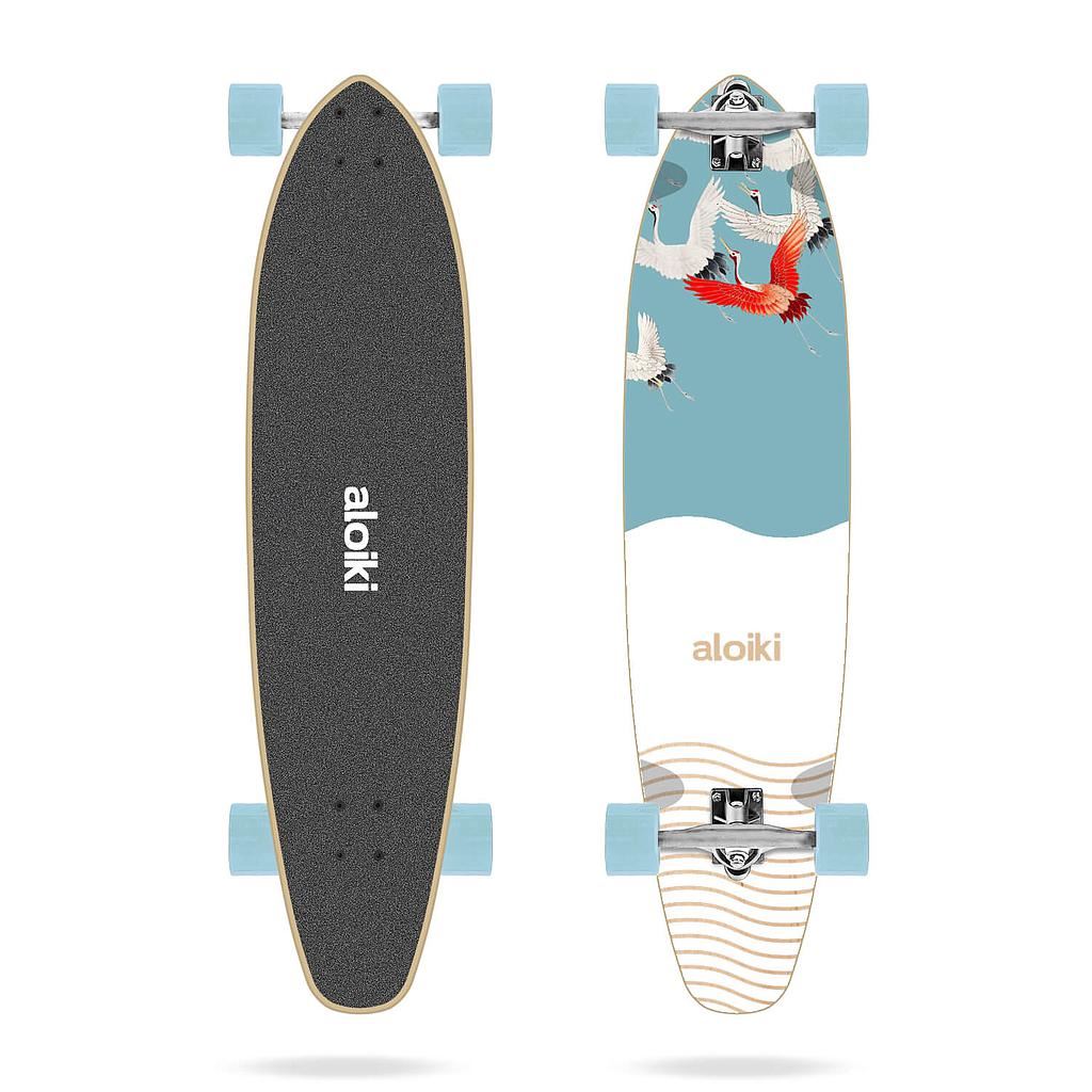 Aloiki Sumie 37.8"x9.25" Kicktail Aloiki Complete Longboard - 37.0" - Skatewarehouse.co.uk