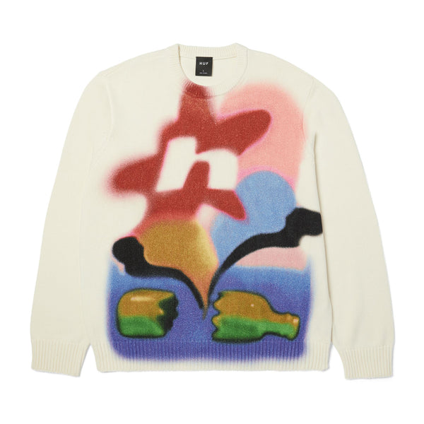 HUF Soft Focus Crewneck Sweater (Multi) - S