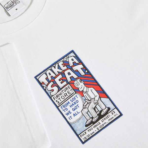Tee | Take A Seat (White)