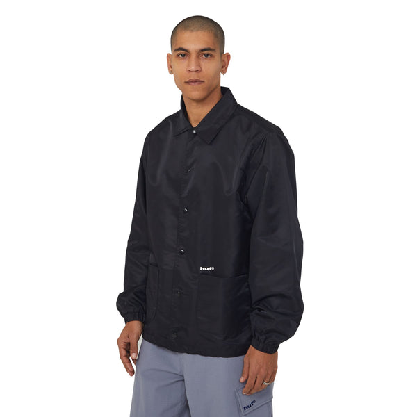HUF 89 Coaches Jacket (Black / White)