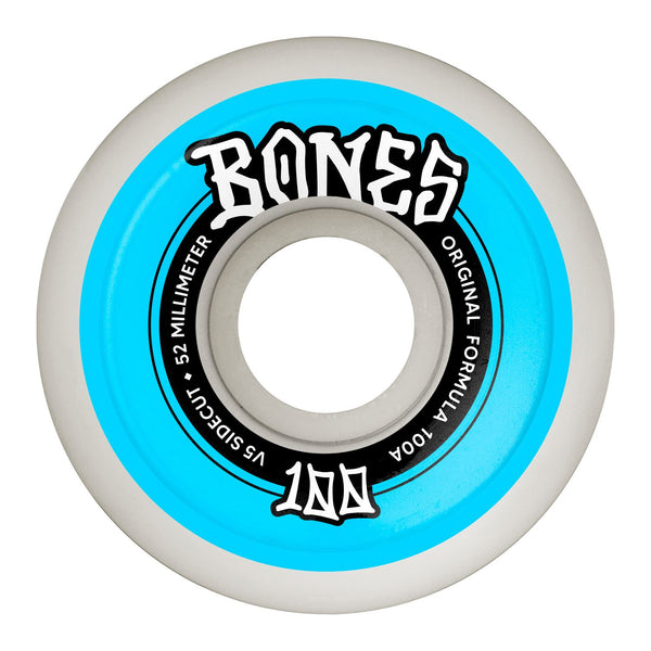 BONES™ OG Formula • Sidecuts • • 100A • V5 • White - Skatewarehouse.co.uk