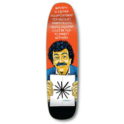 StrangeLove Kurt Vonnegut Maturity x (WB: ) Sean Cliver Skateboard Deck - 8.875" - Skatewarehouse.co.uk