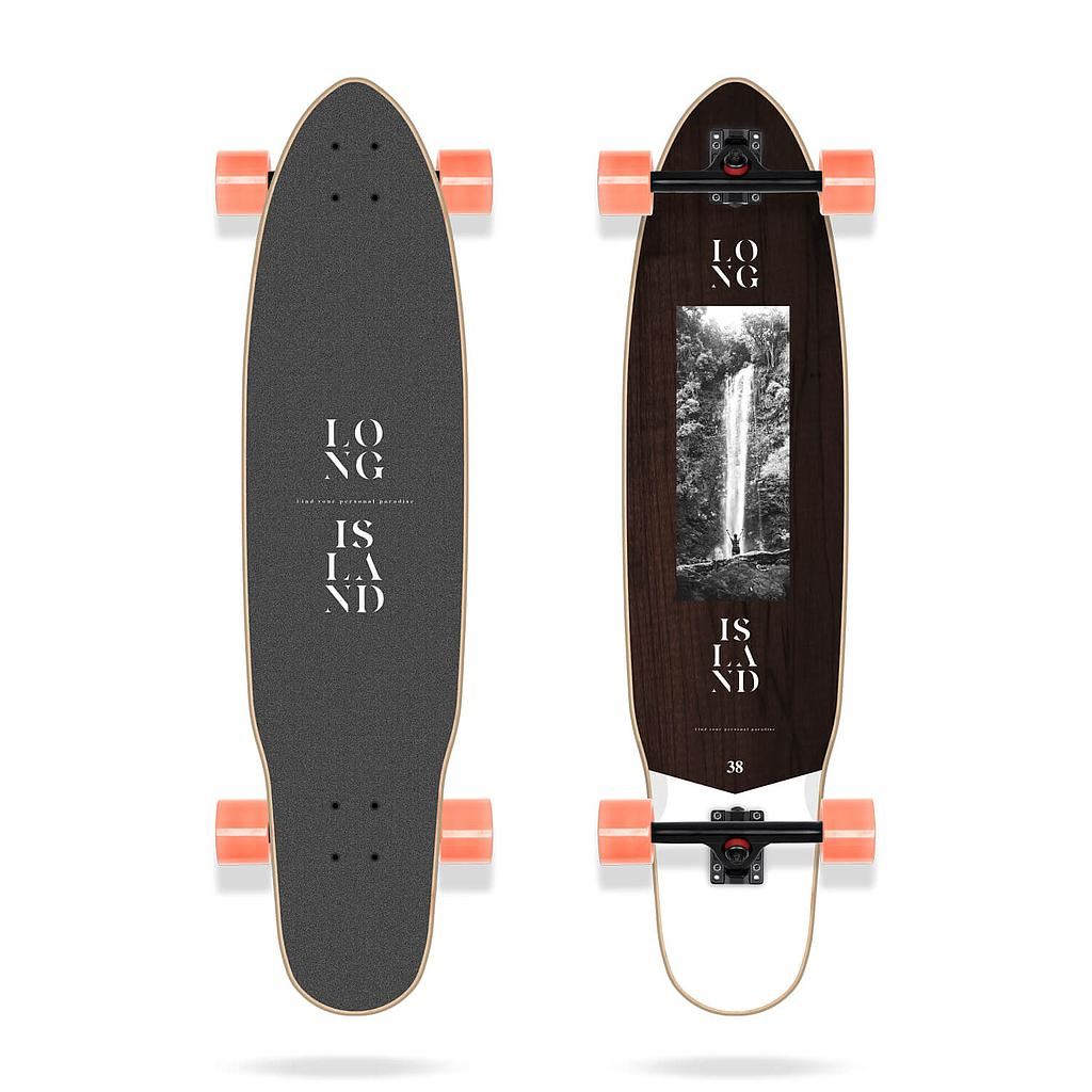Long Island Dayak 38.85"x9" Kicktail Long Island Complete Longboard - 38.0" - Skatewarehouse.co.uk