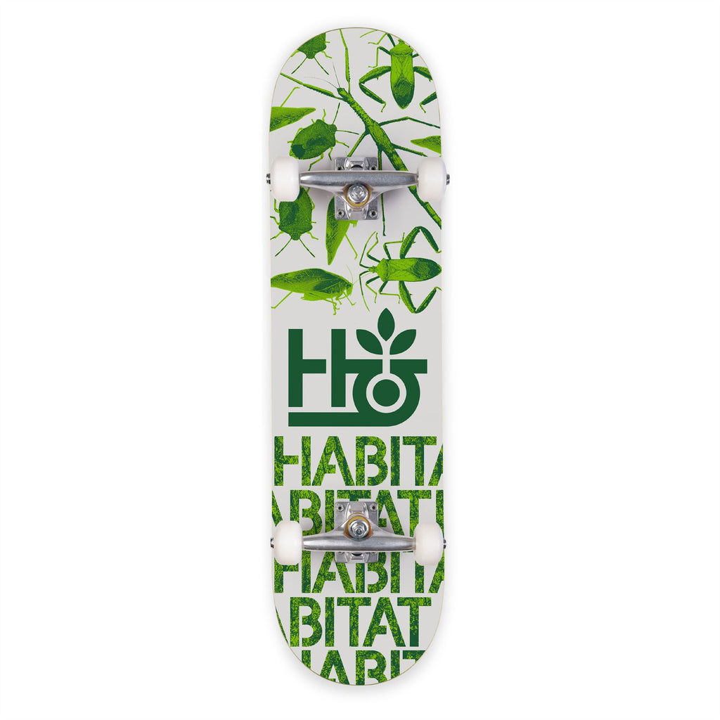 Habitat Insecta Green Complete Skateboard - 7.75" - Skatewarehouse.co.uk