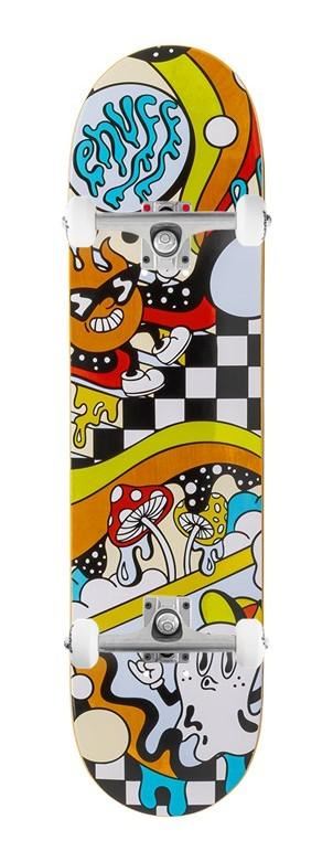 Enuff Designer Meltworld Confused x Venom Custom Complete Skateboard - 8.25"