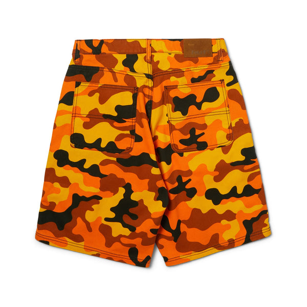 Kinda Loose Double Knee Camo Short (Lava)