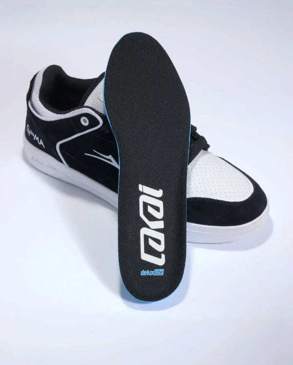 Lakai Telford Low Skate Shoes Joslin Black White