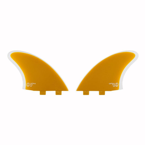 Captain Fin Co - CF Twin Keel - Large - Yellow (FCS) - L