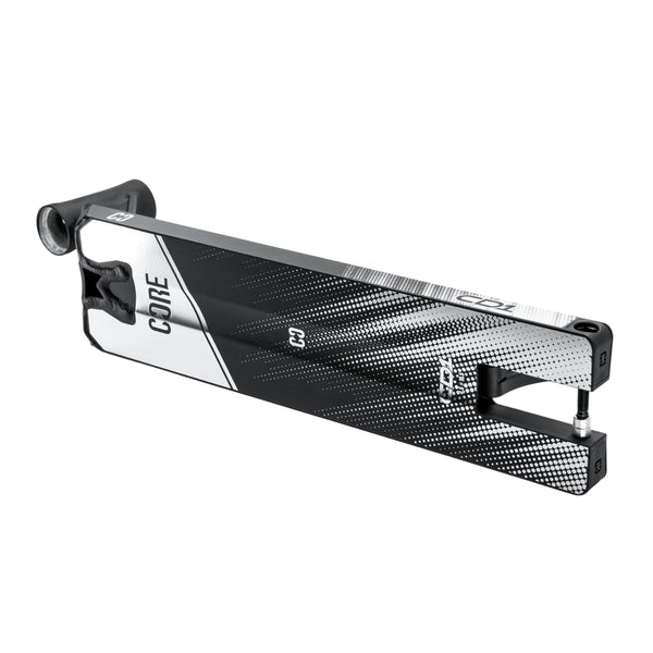 CORE CD1 Stunt Scooter Deck 4.5 x 19 - Black / Chrome - Black/Chrome
