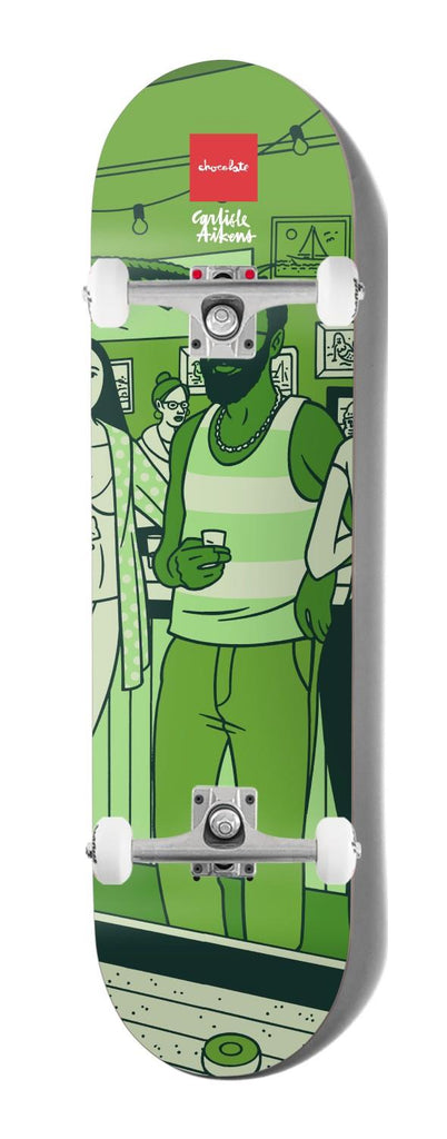 Chocolate Bar Series III Carl Aikens x Venom Custom Complete Skateboard - 8.5"