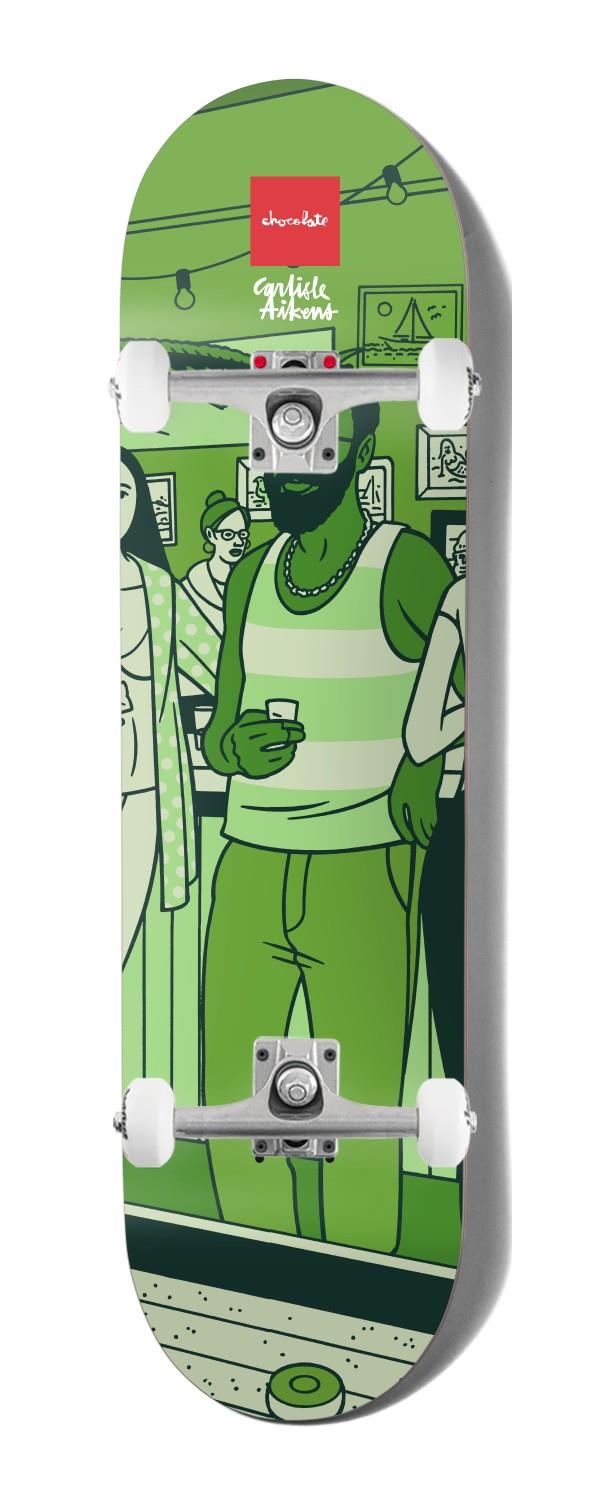 Chocolate Bar Series III Carl Aikens x Venom Custom Complete Skateboard - 8.5