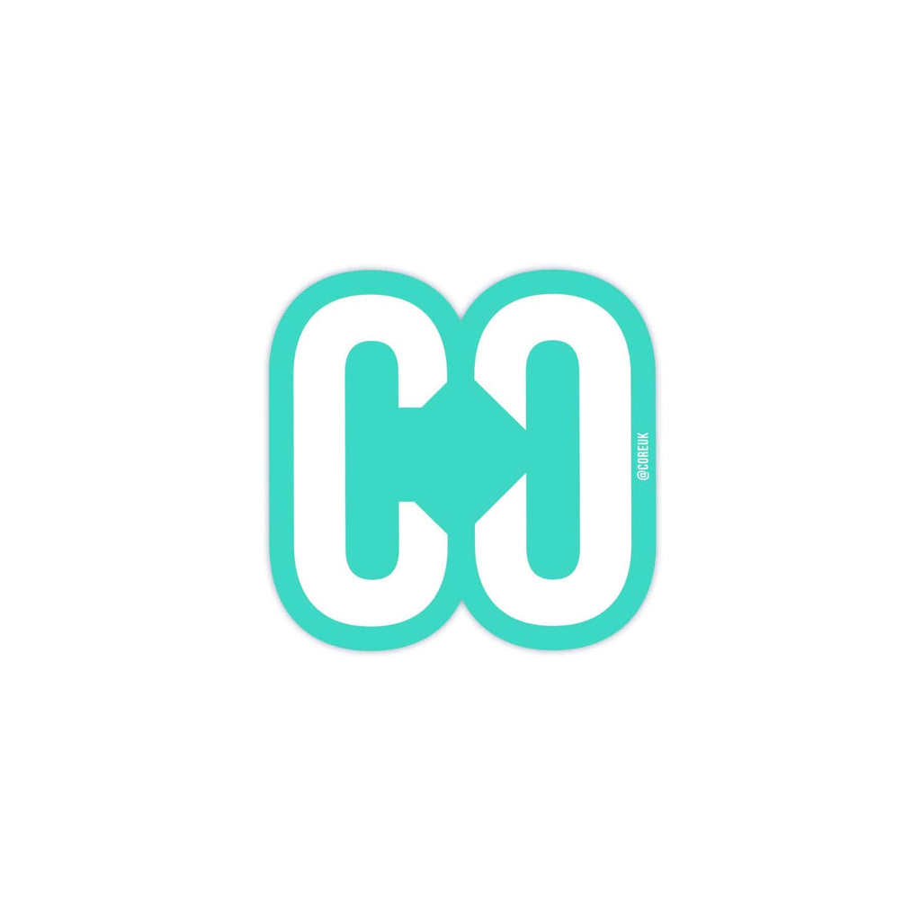 CORE Sticker Icon 4cm - Teal