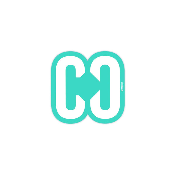 CORE Sticker Icon 4cm - Teal