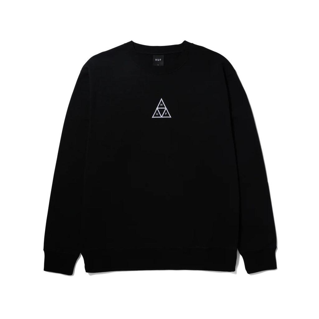 Huf Set Triple Triangle Crewneck (Black) - XXL