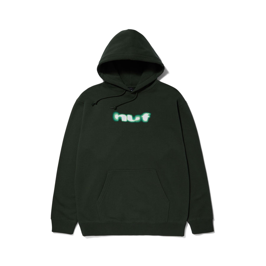 HUF Blur P / O Hoodie (Hunter Green) - M