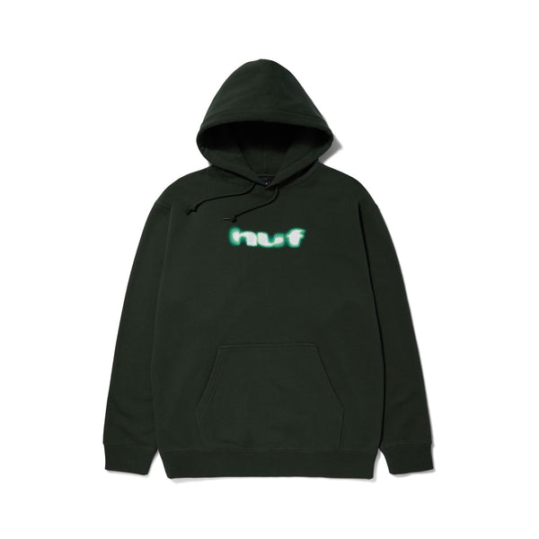 HUF Blur P / O Hoodie (Hunter Green) - M