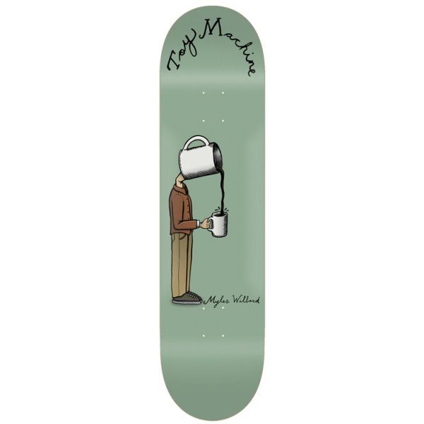 Toy Machine Willard 'Coffeehead' Skateboard Deck - 8.38