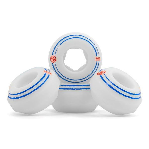 Red Eye Team Inline Skate Wheels - White
