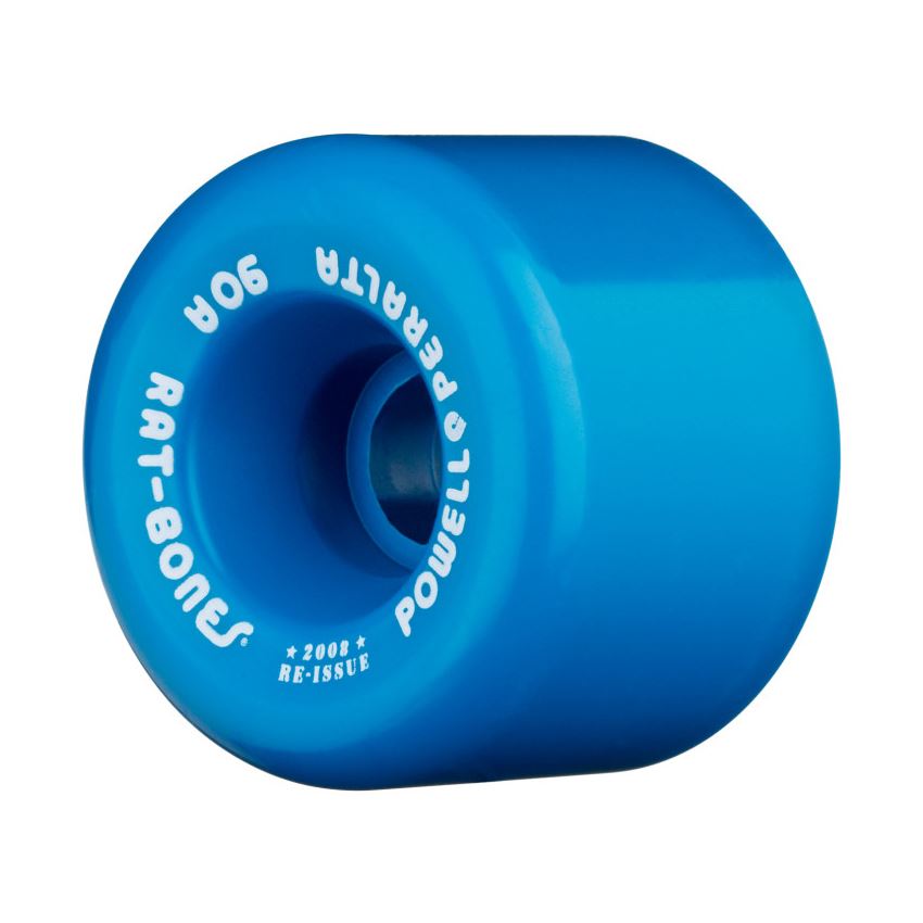 Powell Peralta Rat Bones Skateboard Skateboard Wheels x 90a - Blue - Skatewarehouse.co.uk