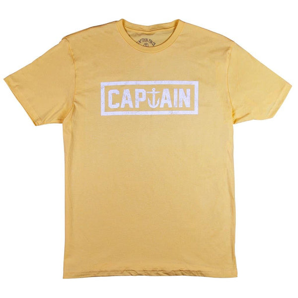 Captain Fin Co - Naval Captain Tee - Yellow