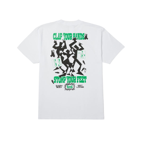 HUF Everybody Get Loose S / S Tee (White)