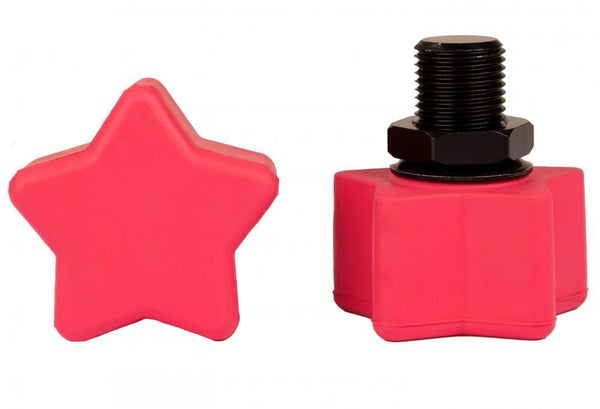 Rookie Quad Roller Skate Toestop Star Adjustable - Pink - Skatewarehouse.co.uk