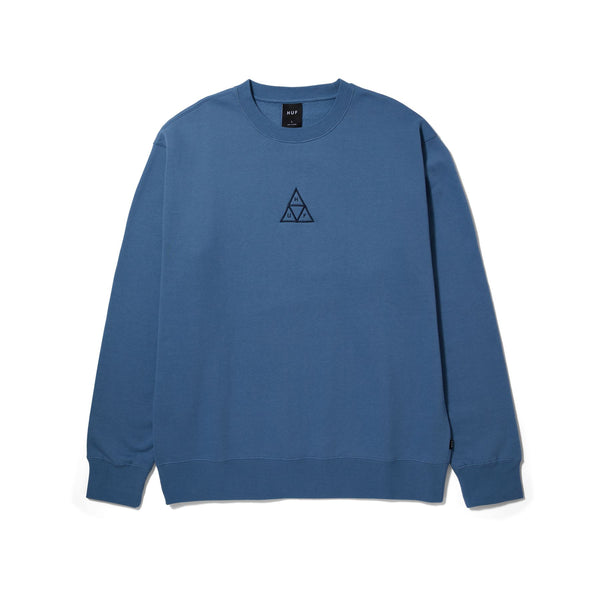 Huf Set Triple Triangle Crewneck (Slate Blue)