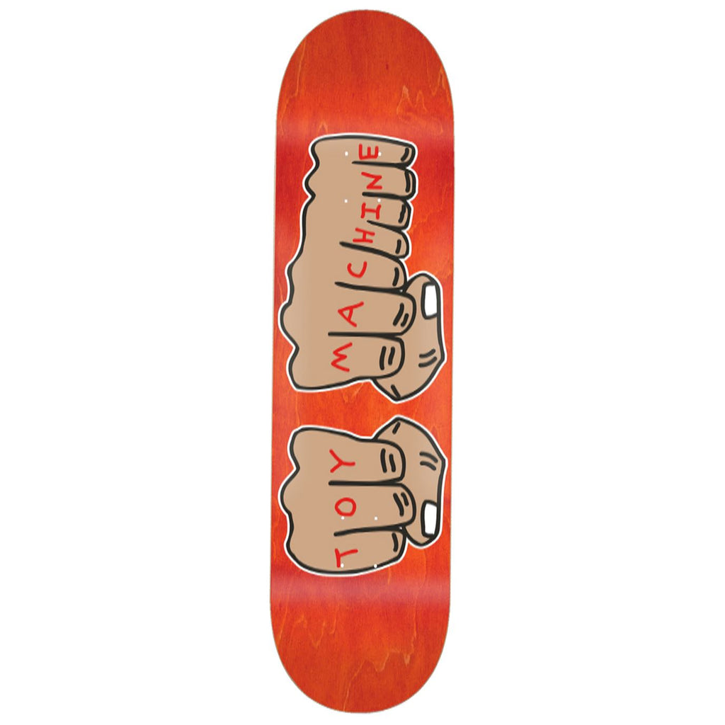Toy Machine 'New Fists ' Skateboard Deck - 3.0" - Skatewarehouse.co.uk