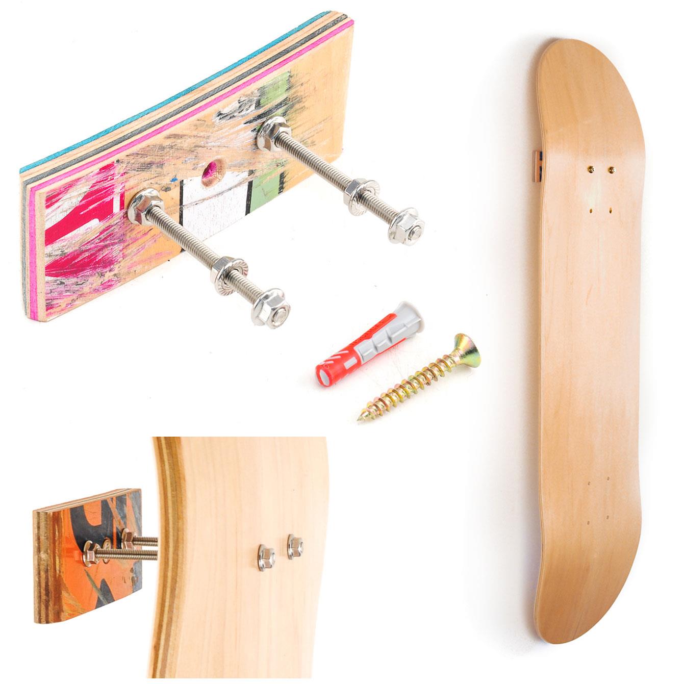 Skateboard Floating Deck Display Skateboard Floating Wall Mount Longboard Wall Hanger I4192501185 - View #9
