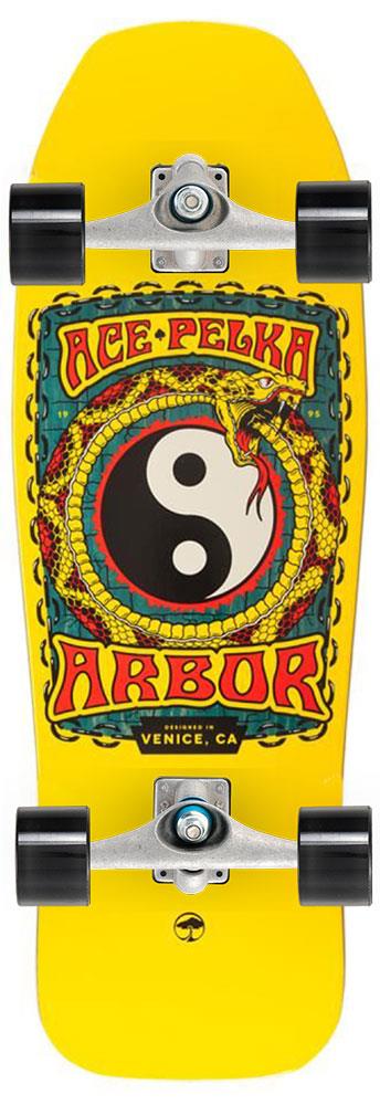 Arbor Ace Pelka 10.0 Order and Chaos x Carver Custom Surf Skate Skateboard CX - 10.0
