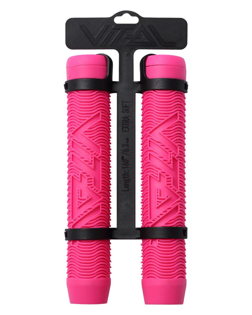 Vital Pink Scooter Bar Grips