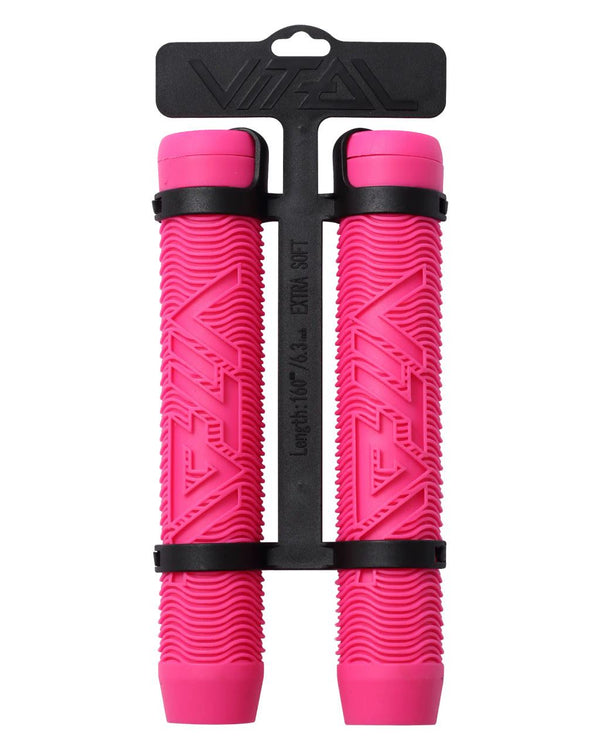 Vital Pink Scooter Bar Grips