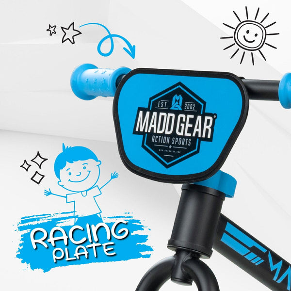 Madd MY 1st Bmx Balance Bike - Black / Blue Accessories