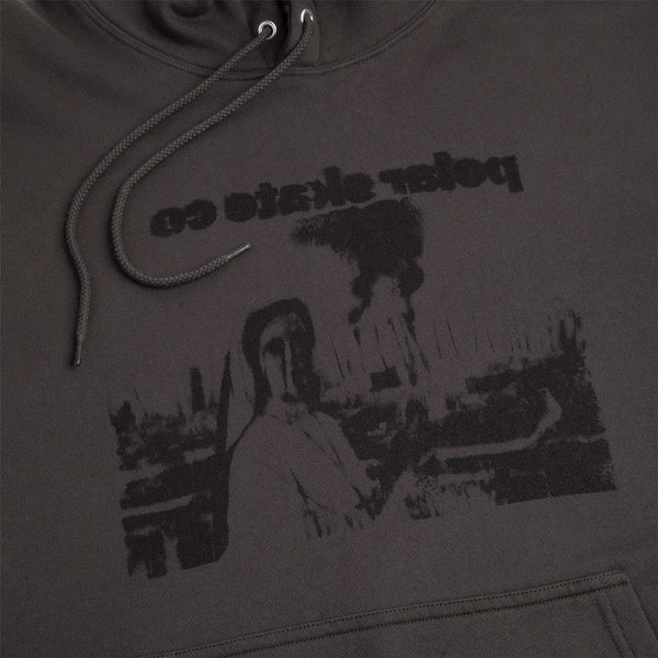 Polar Skate Co Dave Hoodie | Apocalypse Nun (Dirty Black) - M