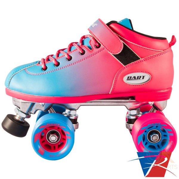 Riedell Dart Ombre - Blue / Pink - Width Medium Quad Skates