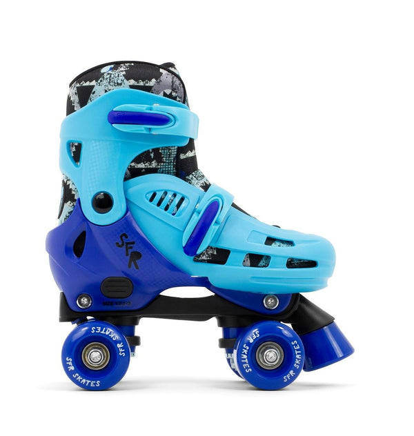 SFR Hurricane V Adjustable Children's Quad Skates - Shark