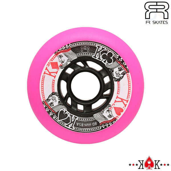FR Street KINGS Wheels - Pink - 80mm (Set of 4)