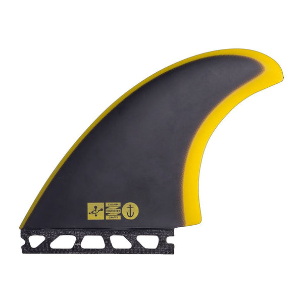 Captain Fin Co - Chemistry Tri - MD / LG - Black / Yellow (Futures) - L