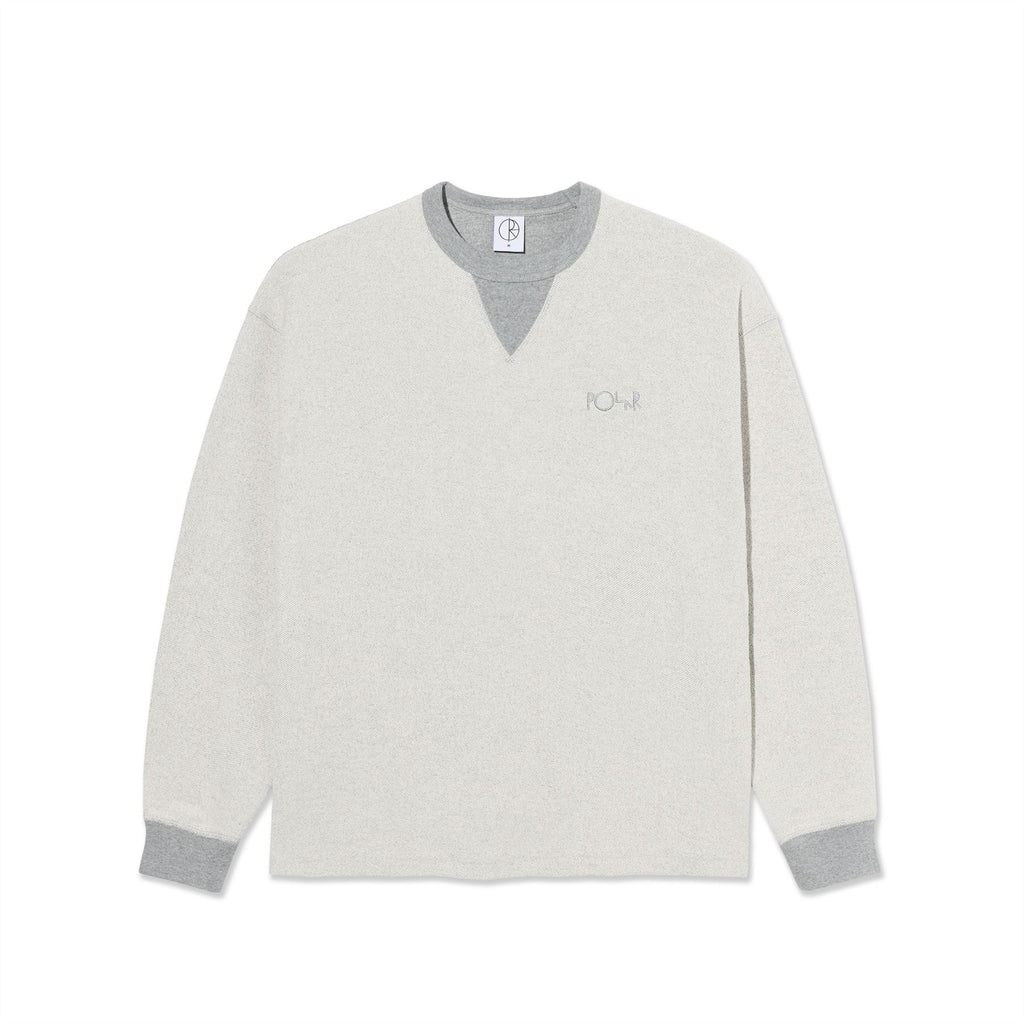 Polar Skate Co Reversed Sweater (Heather Grey )