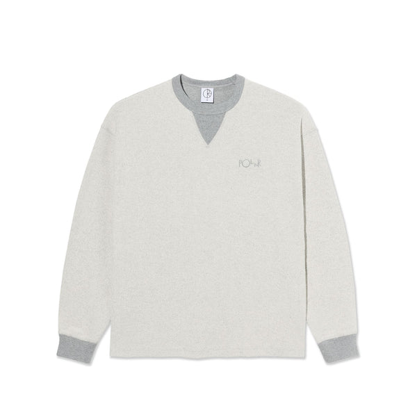 Polar Skate Co Reversed Sweater (Heather Grey )