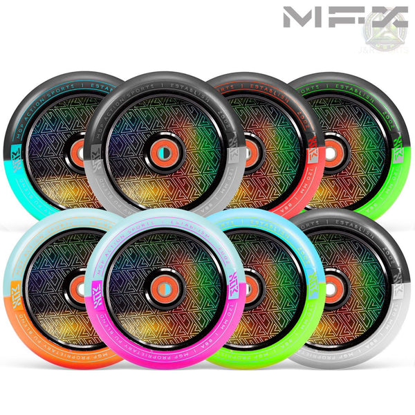 Madd Gear Mfx Corrupt Core 120Mm Wheels (2) - Pink/Teal - Skatewarehouse.co.uk