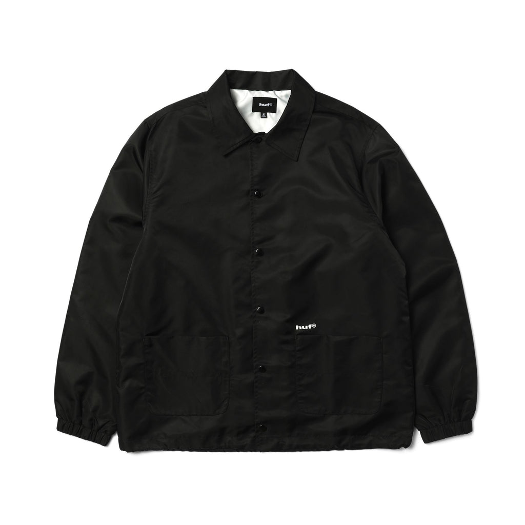 HUF 89 Coaches Jacket (Black / White)